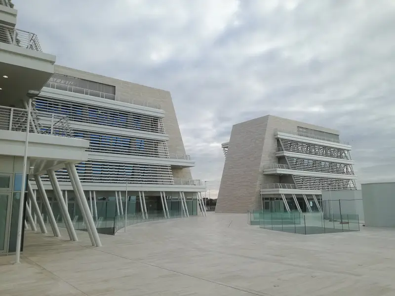 The modern Rectorate buildings of the University of Rome Tor Vergata